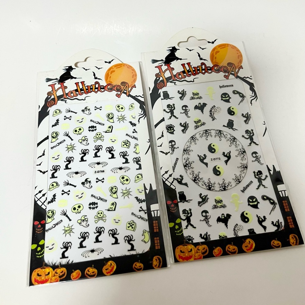 Halloween Nail Art Stickers Set